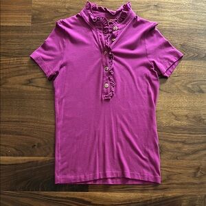 Tory Burch Ruffled Polo, medium